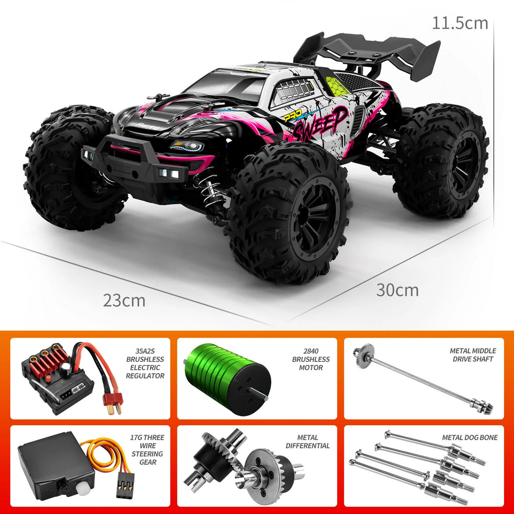 4x4 Brushless RC Off-Road Buggy – High-Speed All-Terrain Truck