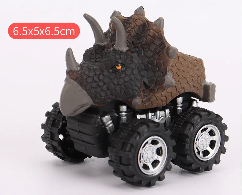 Dinosaur Pull-Back Monster Truck Toy Set for Kids