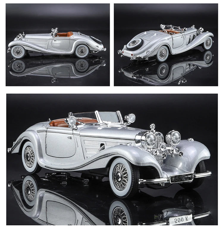 1:24 Alloy Vintage Classic Car Model – Diecast Collectible Display Car