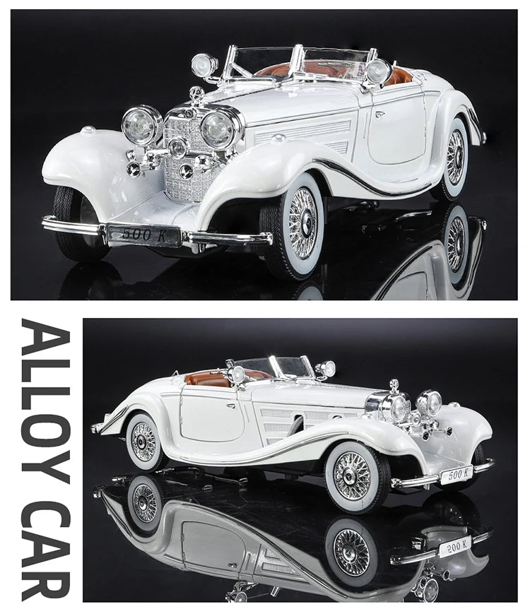 1:24 Alloy Vintage Classic Car Model – Diecast Collectible Display Car