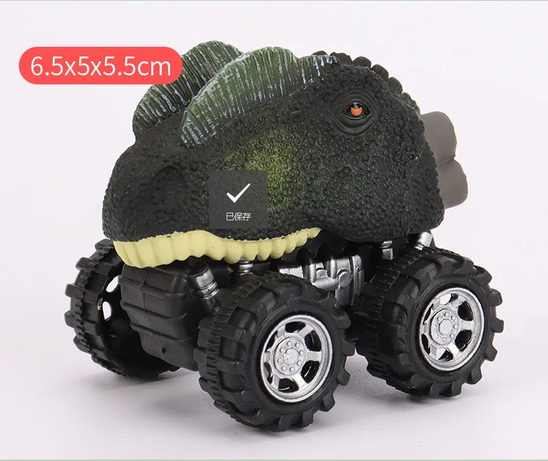 Dinosaur Pull-Back Monster Truck Toy Set for Kids