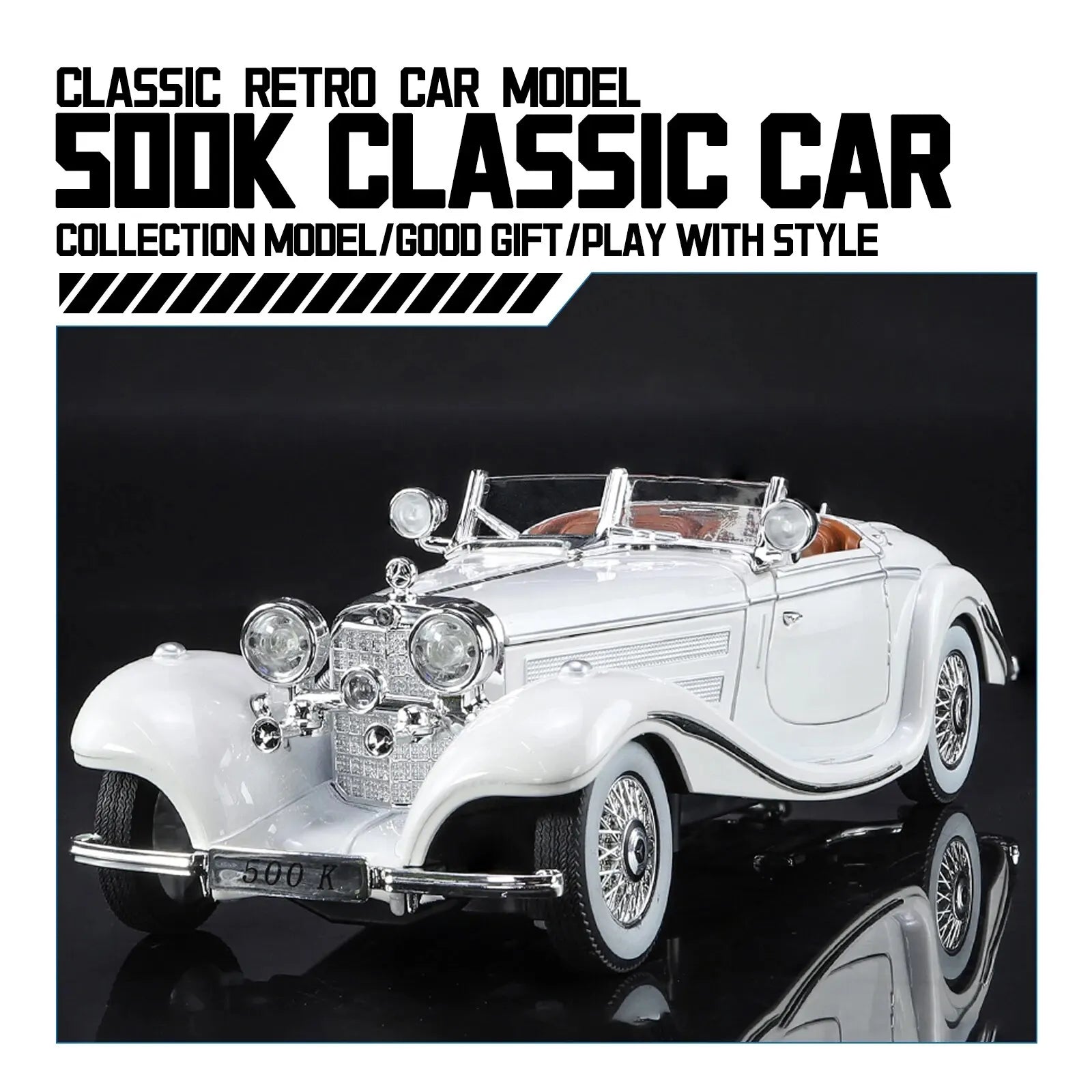 1:24 Alloy Vintage Classic Car Model – Diecast Collectible Display Car