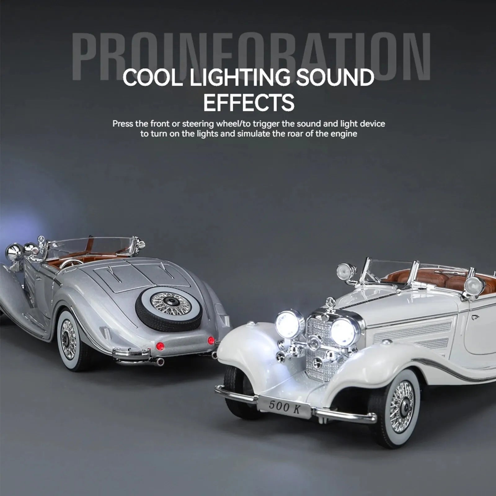 1:24 Alloy Vintage Classic Car Model – Diecast Collectible Display Car