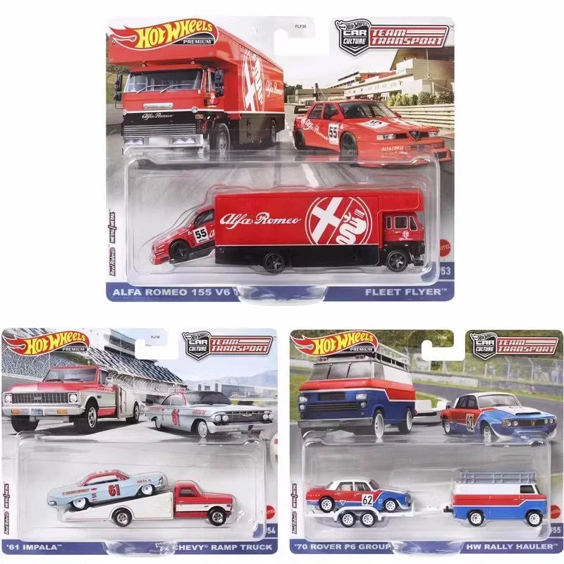 Hot Wheels Premium Die-Cast Car Transporter Set – Collector Edition
