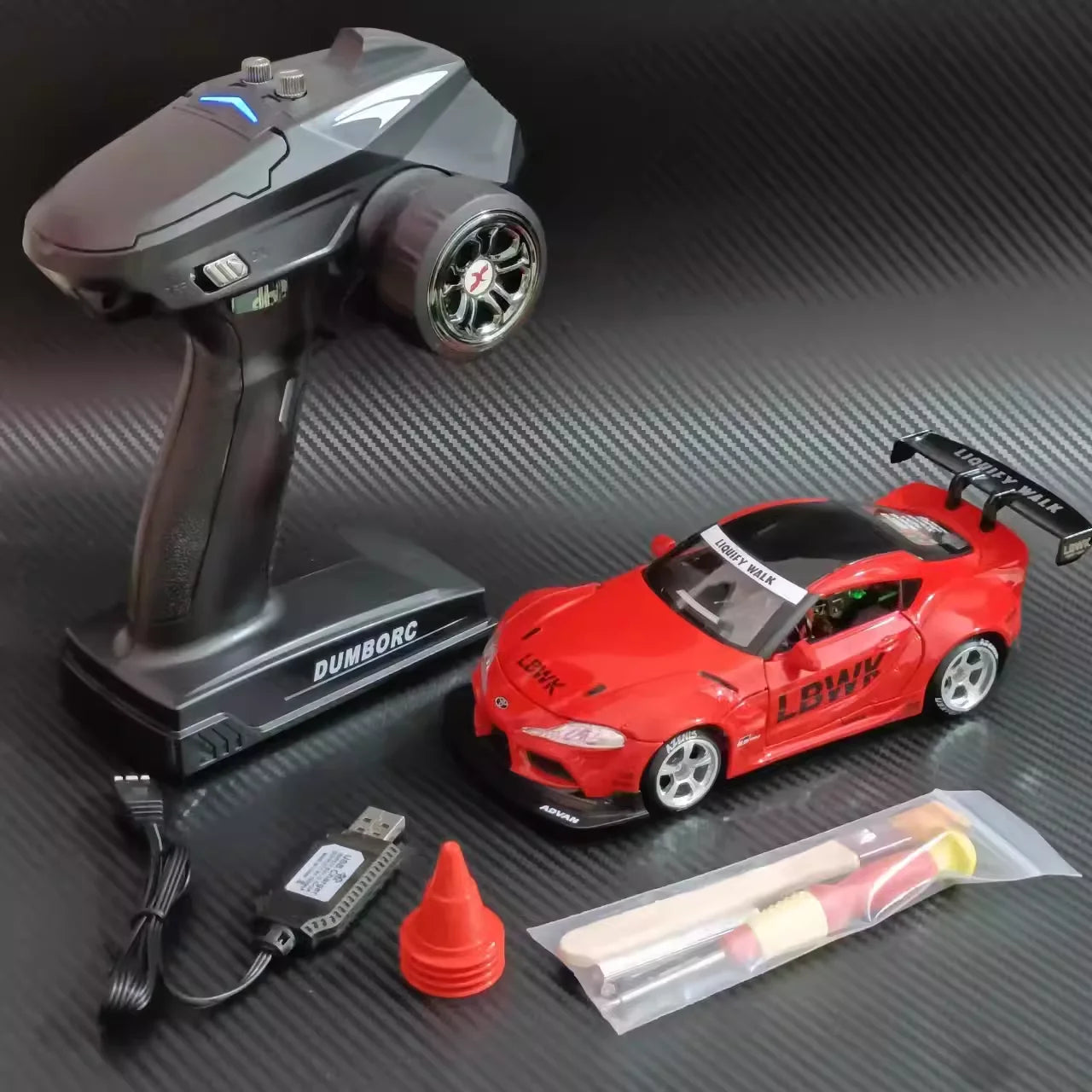 RWD Drift RC Car with Brushless Motor – 1:24 / 1:28 Scale RTR Racing Model