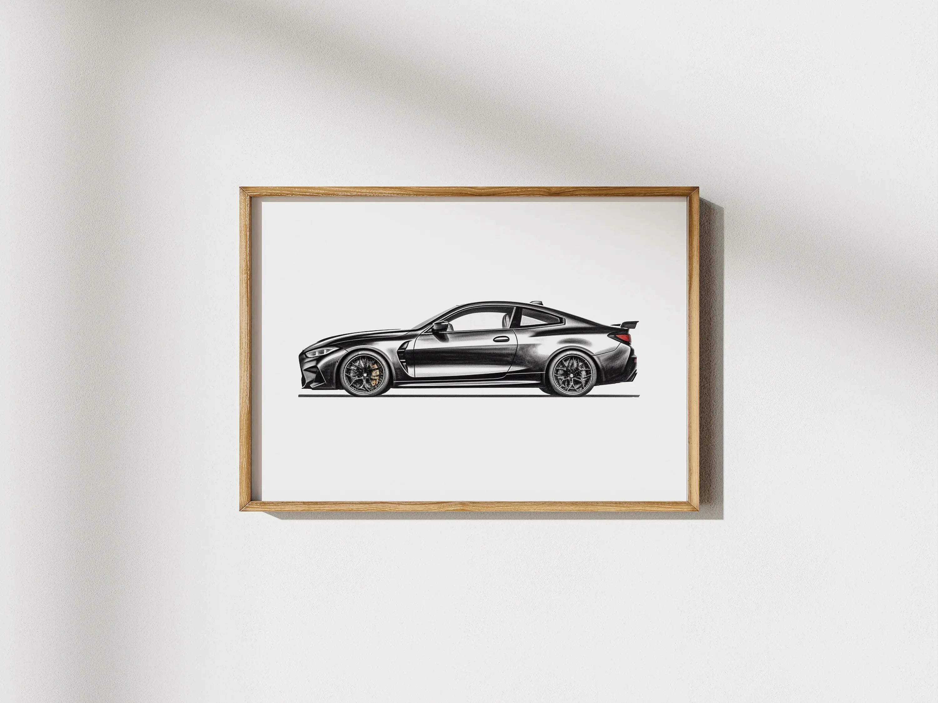 Vintage Sports Car Supercar Minimalist Poster Wall Art Pictures Room Home Decor