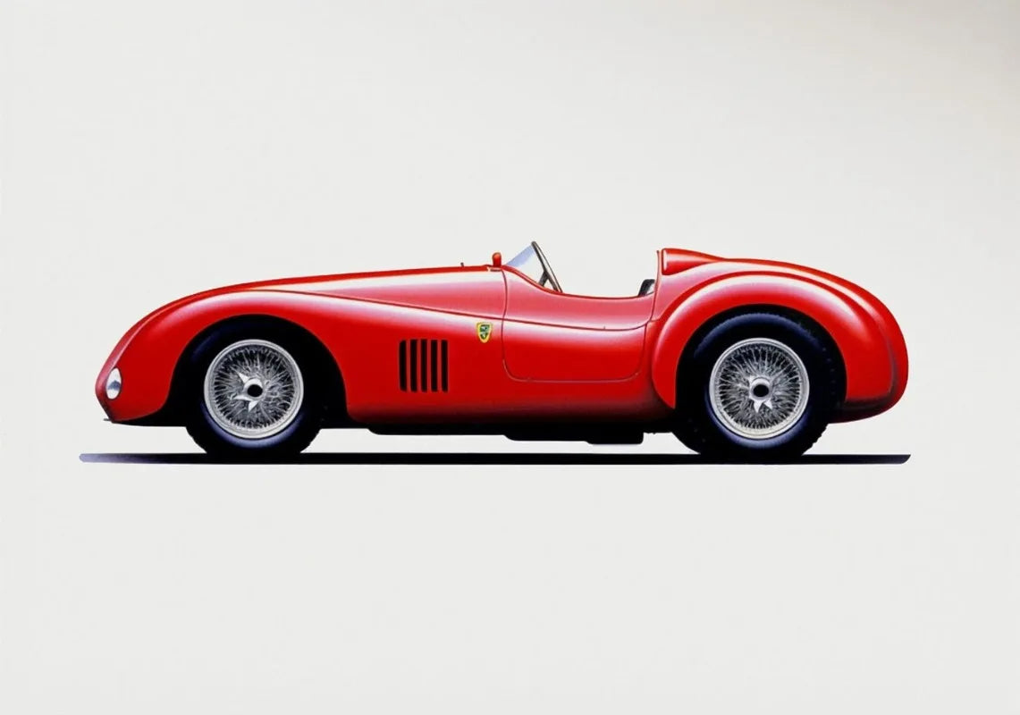 Vintage Sports Car Supercar Minimalist Poster Wall Art Pictures Room Home Decor