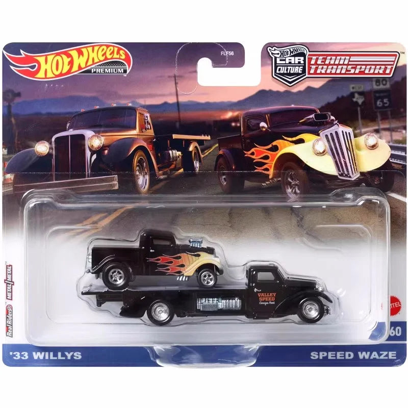 Hot Wheels Premium Die-Cast Car Transporter Set – Collector Edition