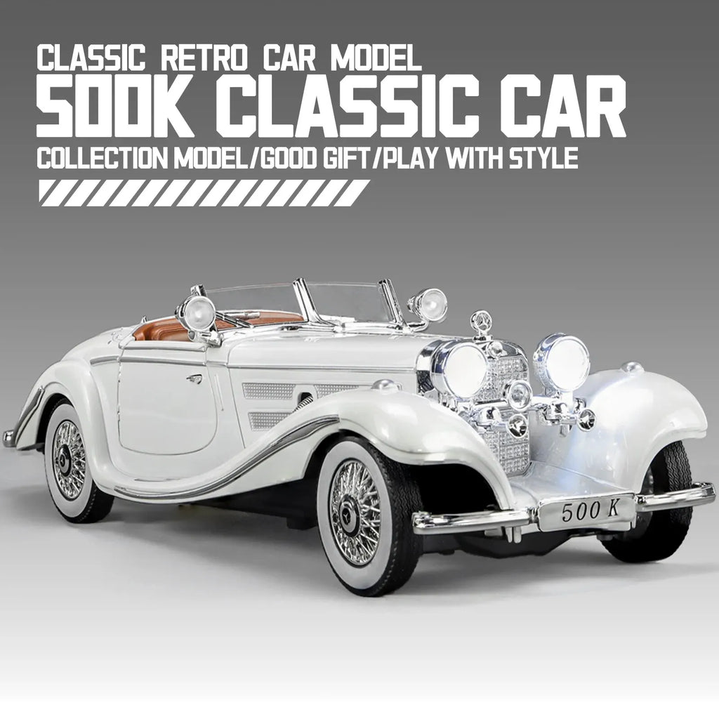 1:24 Alloy Vintage Classic Car Model – Diecast Collectible Display Car