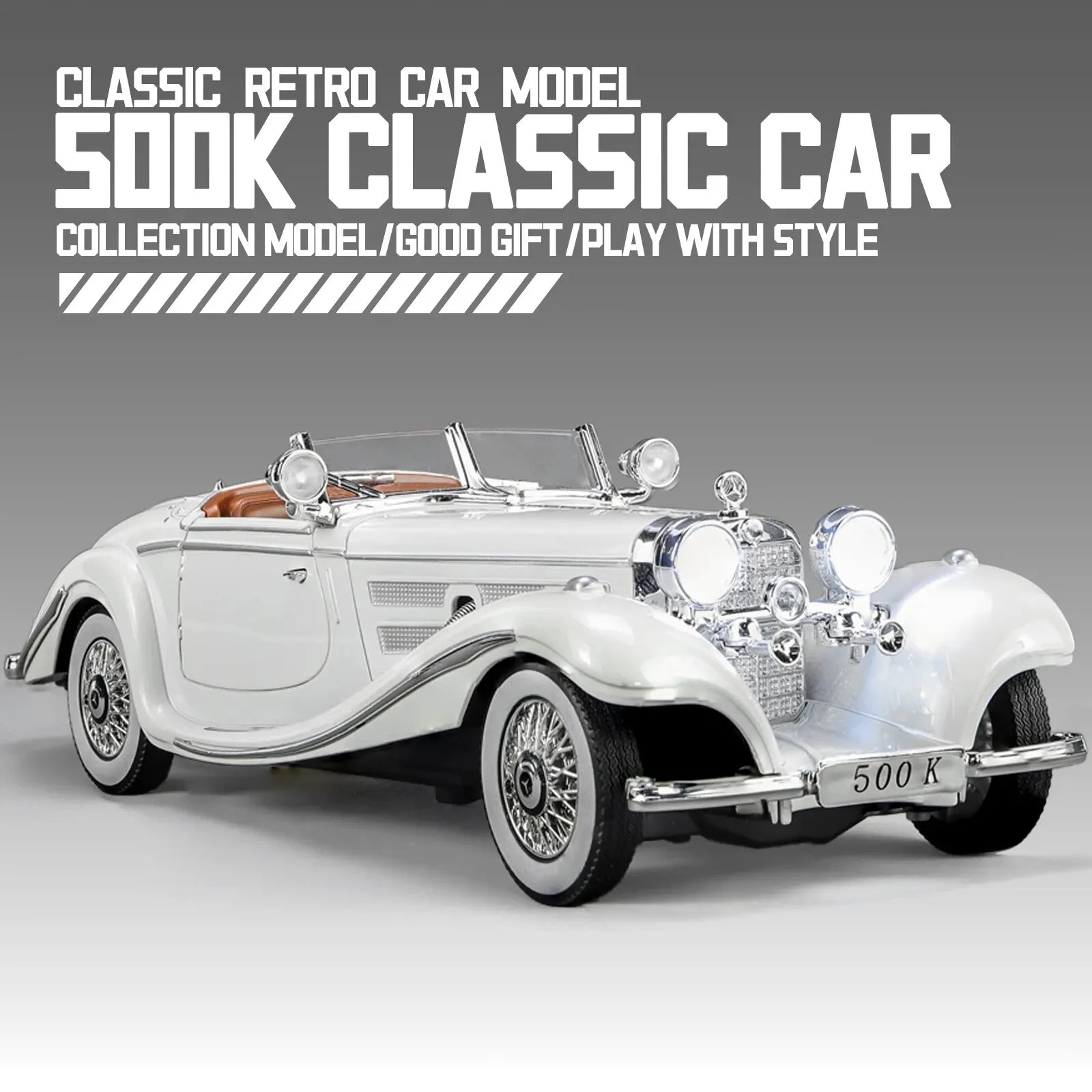 1:24 Alloy Vintage Classic Car Model – Diecast Collectible Display Car