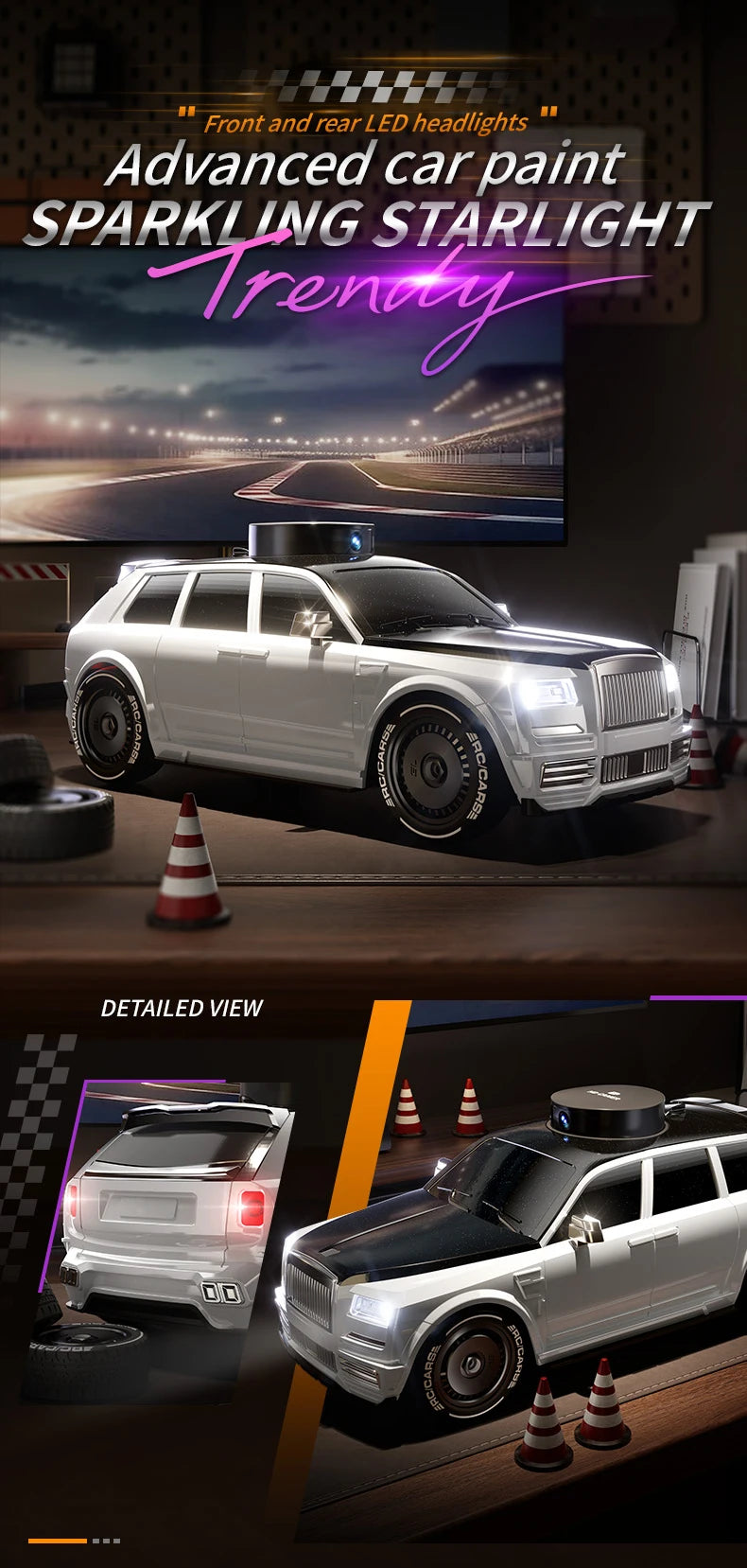 4K Camera RC Drift Car with 4.3-Inch Screen – One-Click Drift Remote Control Car