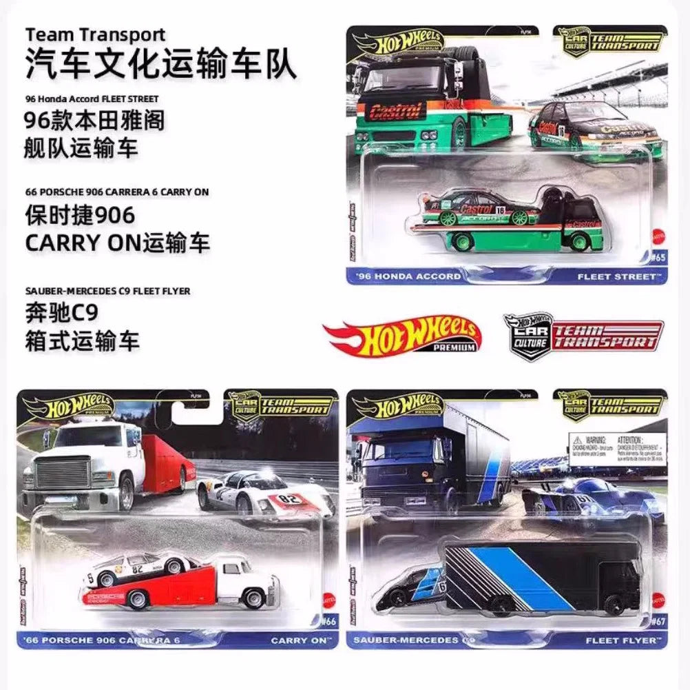 Hot Wheels Premium Die-Cast Car Transporter Set – Collector Edition