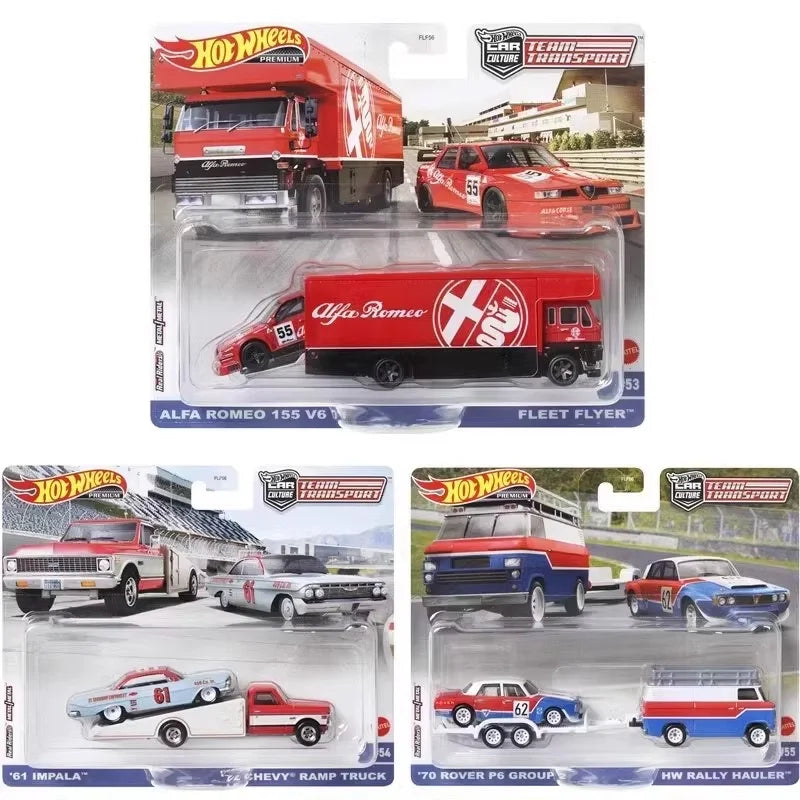 Hot Wheels Premium Die-Cast Car Transporter Set – Collector Edition