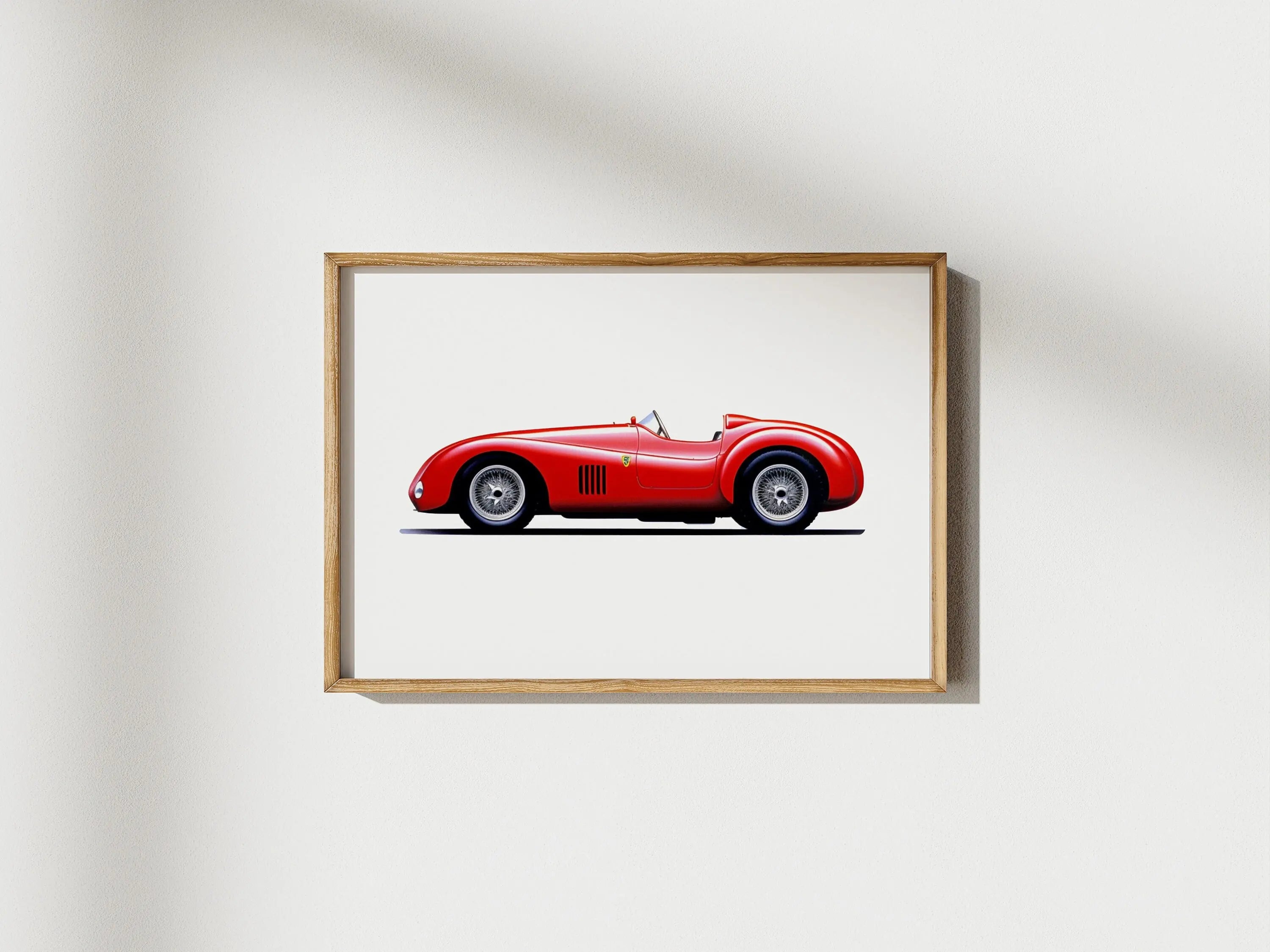 Vintage Sports Car Supercar Minimalist Poster Wall Art Pictures Room Home Decor