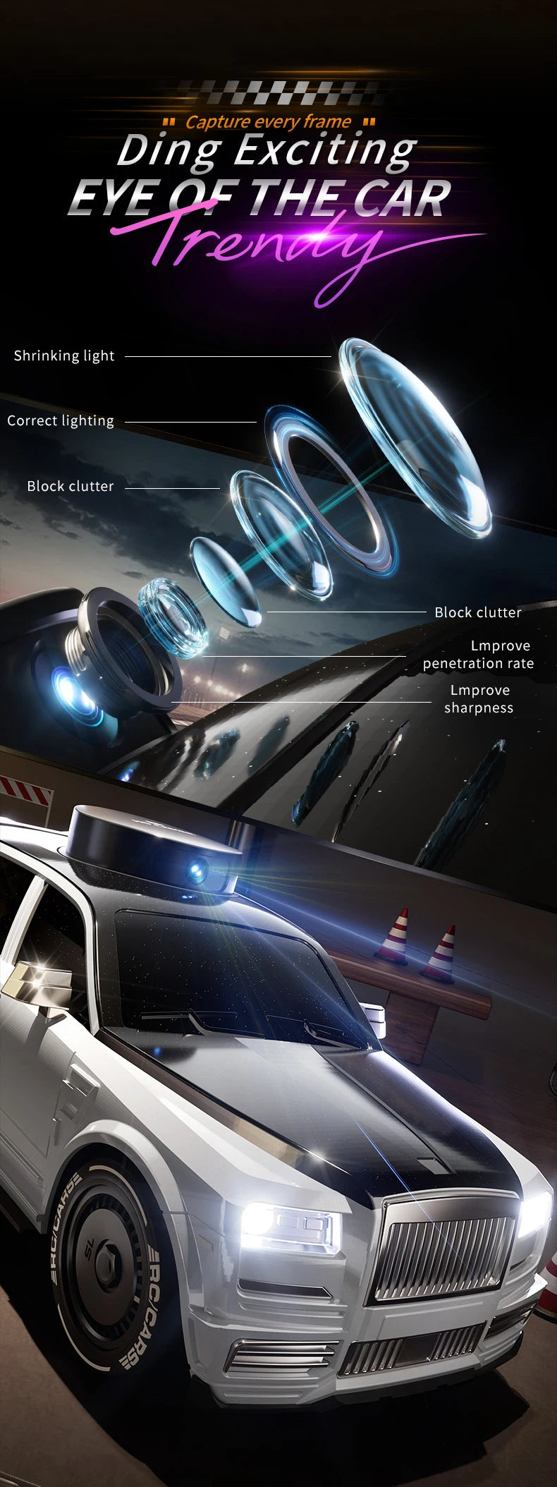 4K Camera RC Drift Car with 4.3-Inch Screen – One-Click Drift Remote Control Car