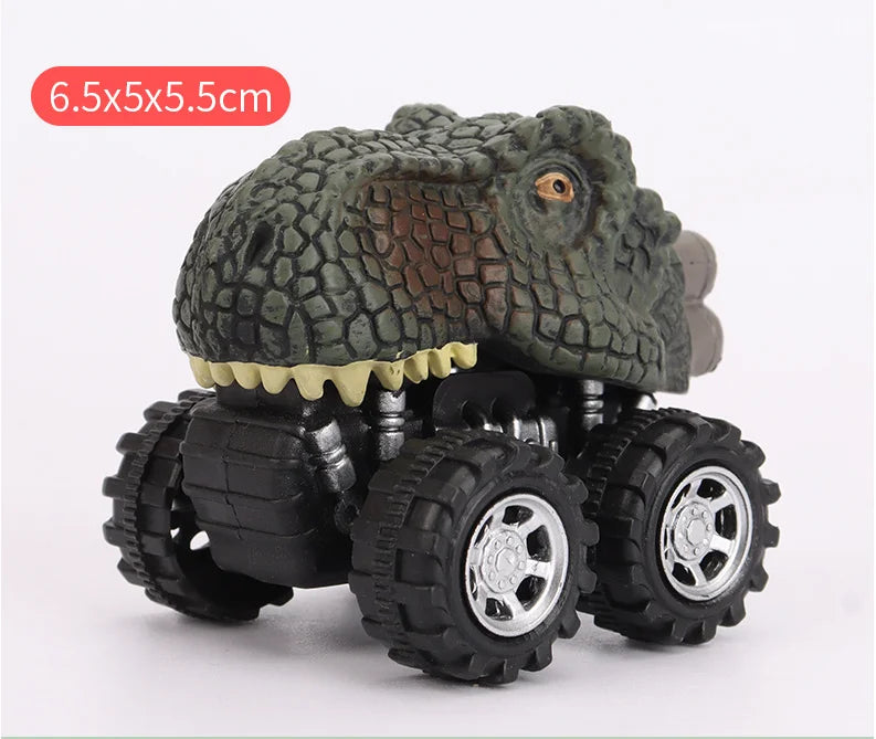 Dinosaur Pull-Back Monster Truck Toy Set for Kids