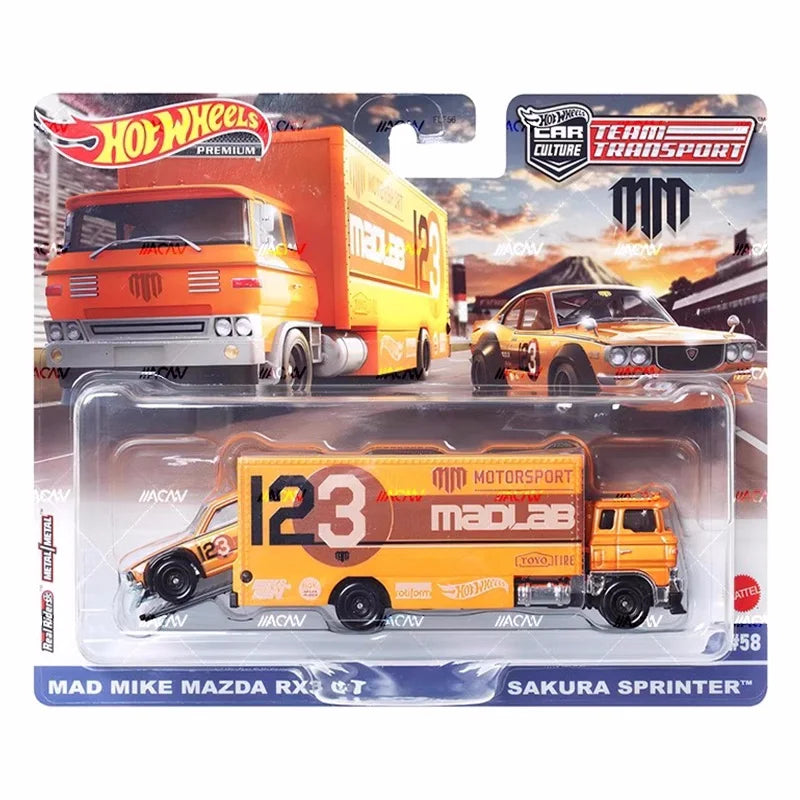 Hot Wheels Premium Die-Cast Car Transporter Set – Collector Edition