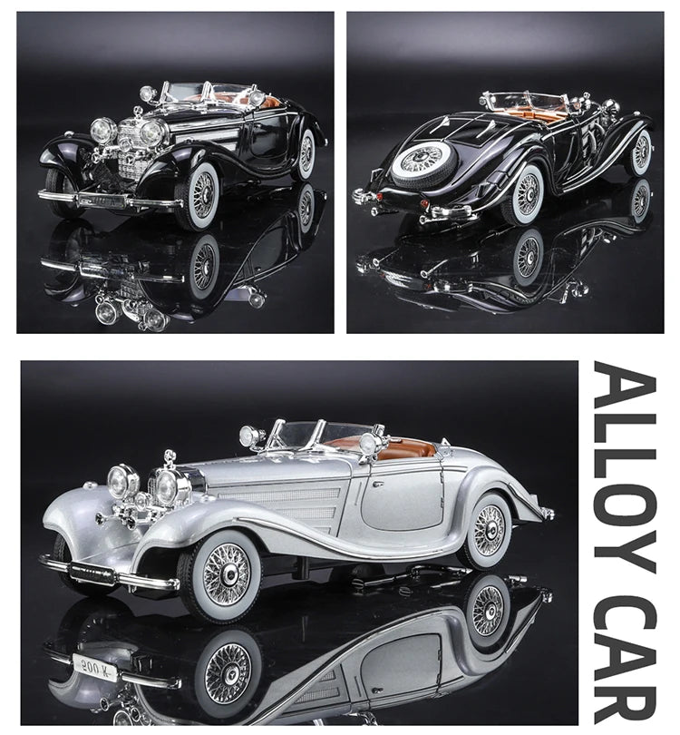 1:24 Alloy Vintage Classic Car Model – Diecast Collectible Display Car