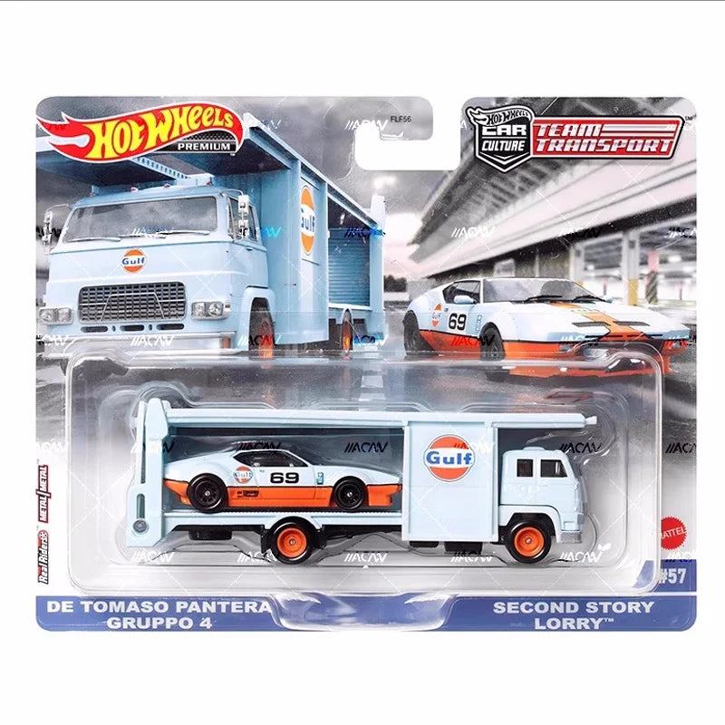 Hot Wheels Premium Die-Cast Car Transporter Set – Collector Edition