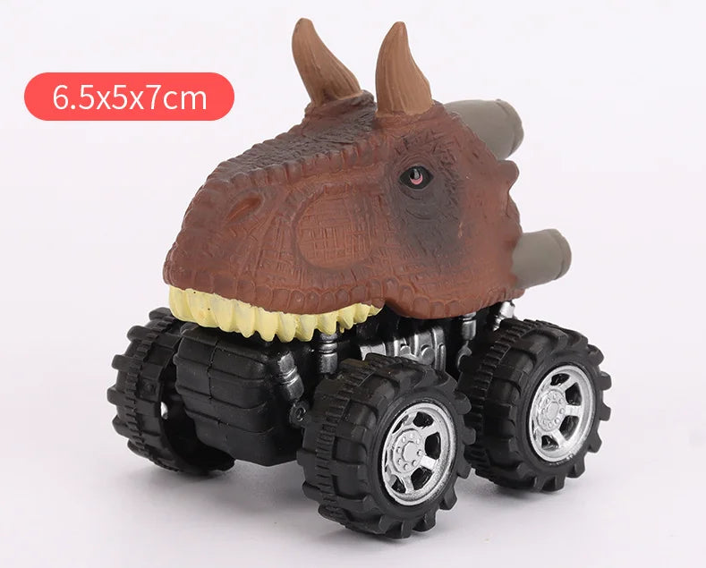 Dinosaur Pull-Back Monster Truck Toy Set for Kids