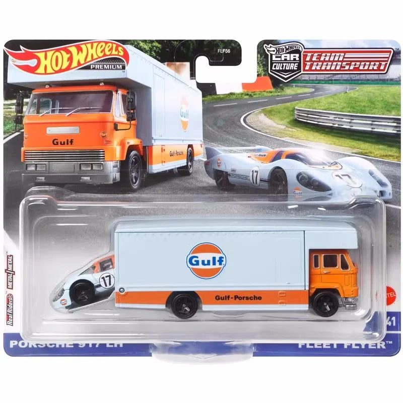 Hot Wheels Premium Die-Cast Car Transporter Set – Collector Edition