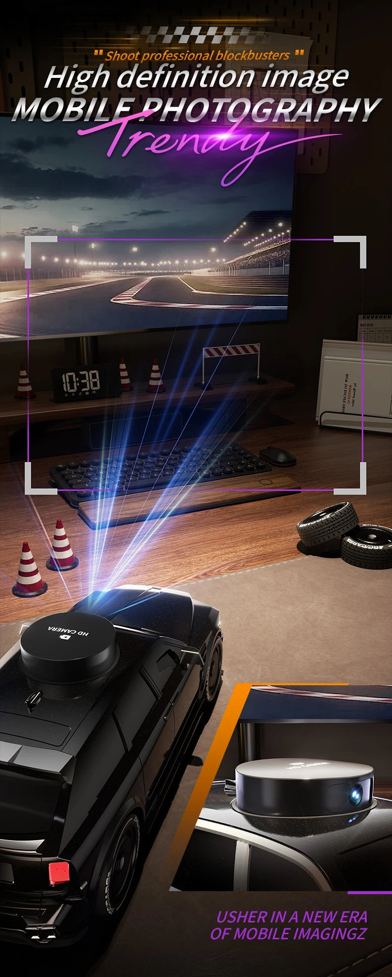 4K Camera RC Drift Car with 4.3-Inch Screen – One-Click Drift Remote Control Car